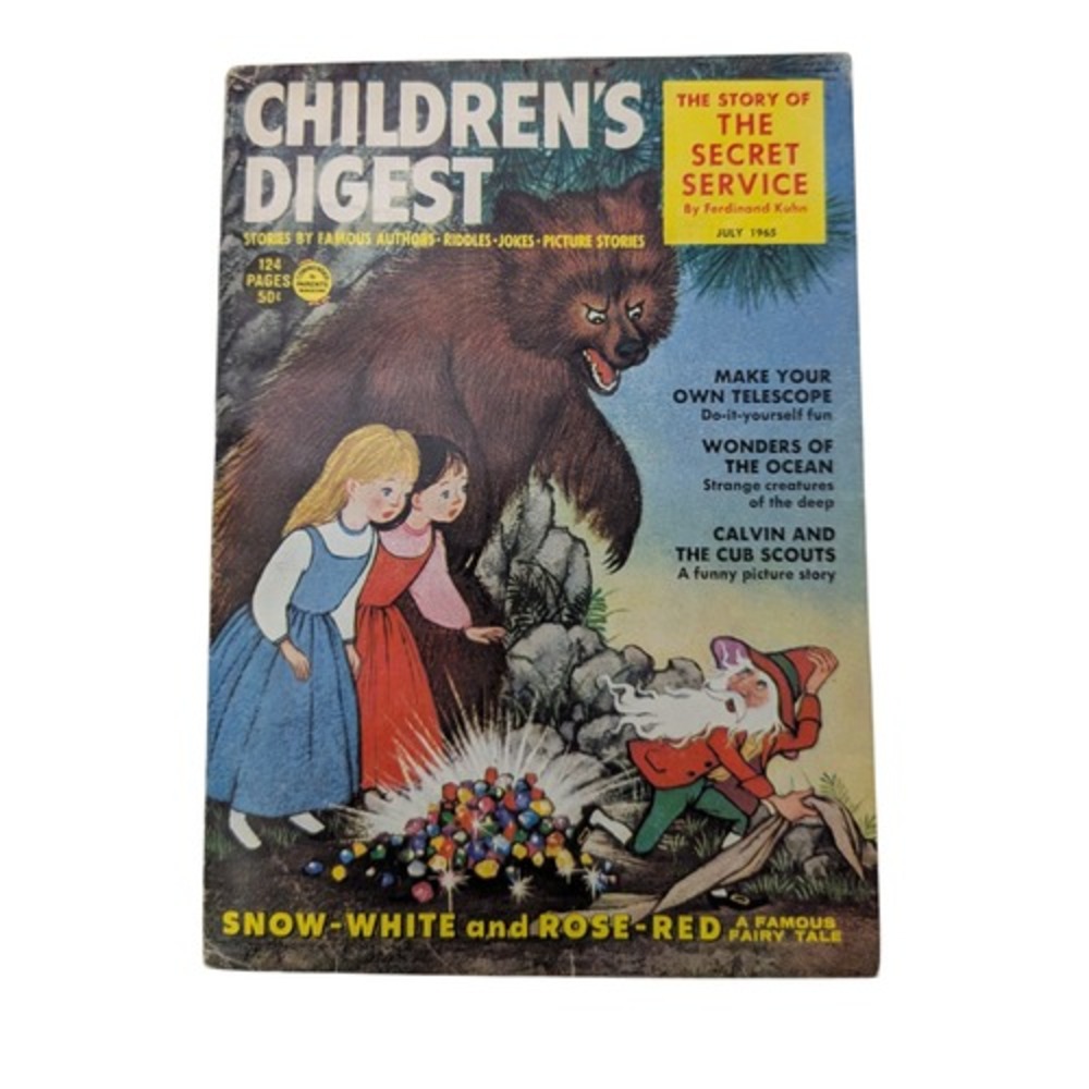 1965 Children's Digest Snow White And Rose-Red & Other Stories